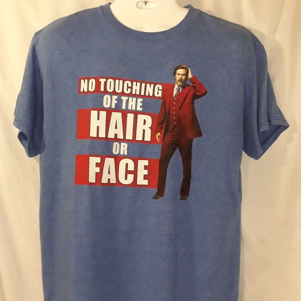 Mens anchor man  2  graphic tshirt
